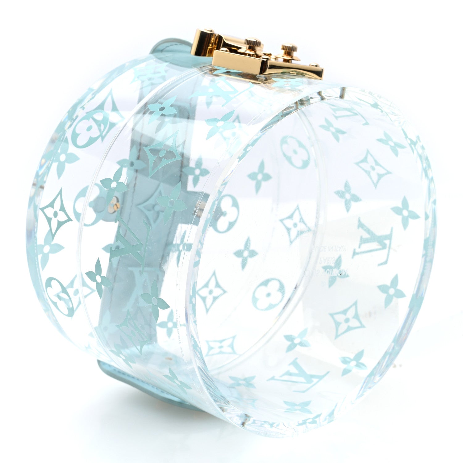 Louis Vuitton Transparent Plexiglass Box Scott Blue 4 of 6