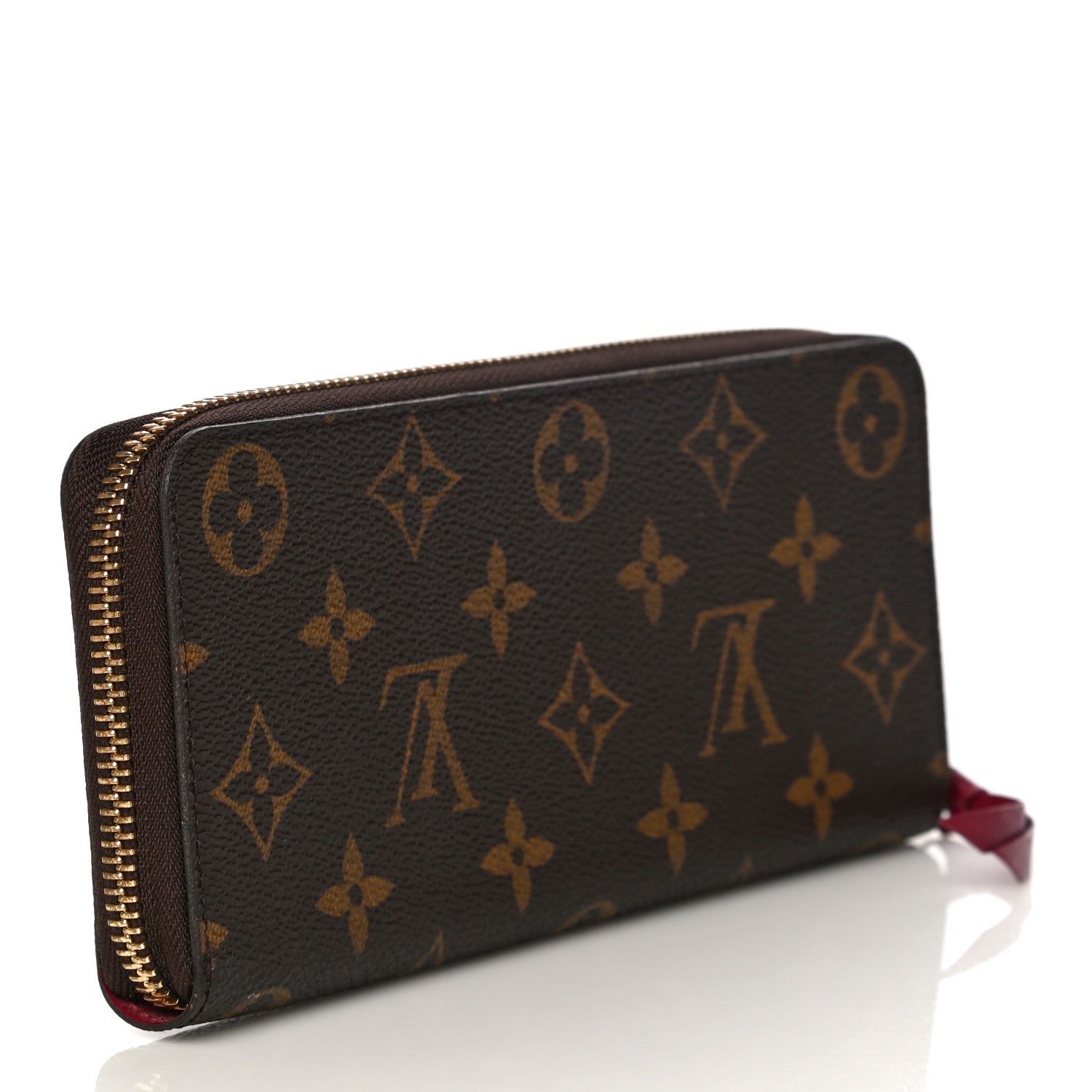 Louis Vuitton Monogram Clemence Wallet Fuchsia 2 of 9