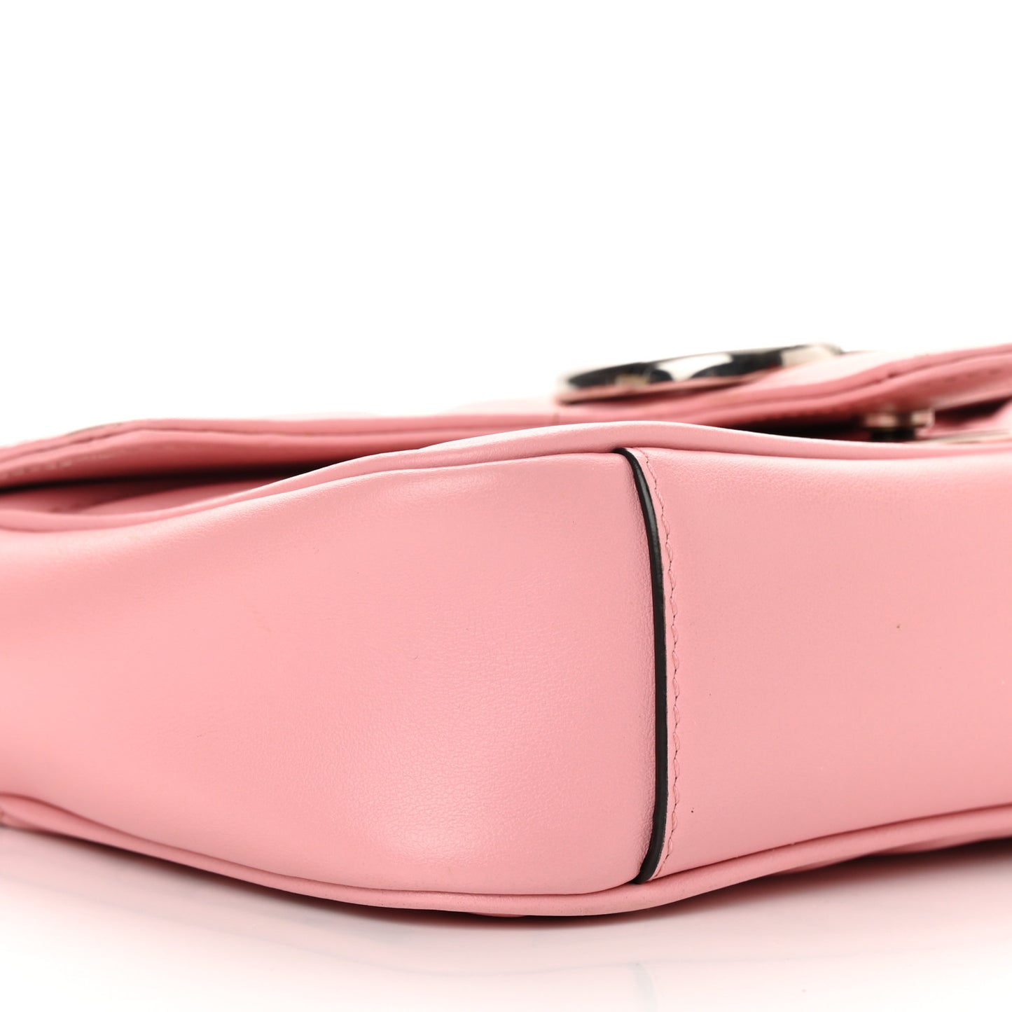 Calfskin Matelasse Mini GG Marmont Shoulder Bag Perfect Pink