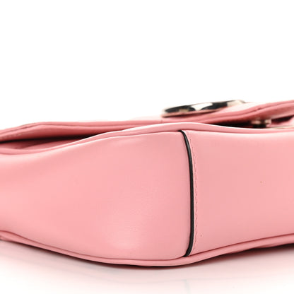 Gucci Calfskin Matelasse Mini GG Marmont Shoulder Bag Perfect Pink 9 of 21