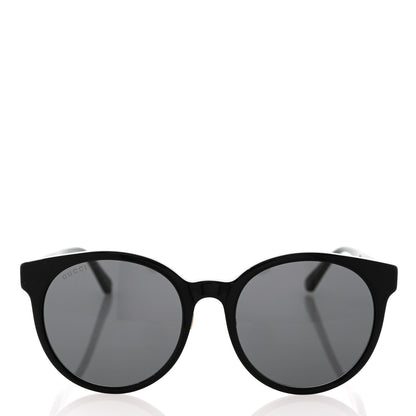Gucci Acetate GG Web Round Eye Sunglasses GG0854SK Black 2 of 7