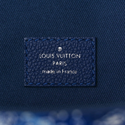 Louis Vuitton Cowhide Monogram Bandana Christopher MM Backpack Blue 6 of 8
