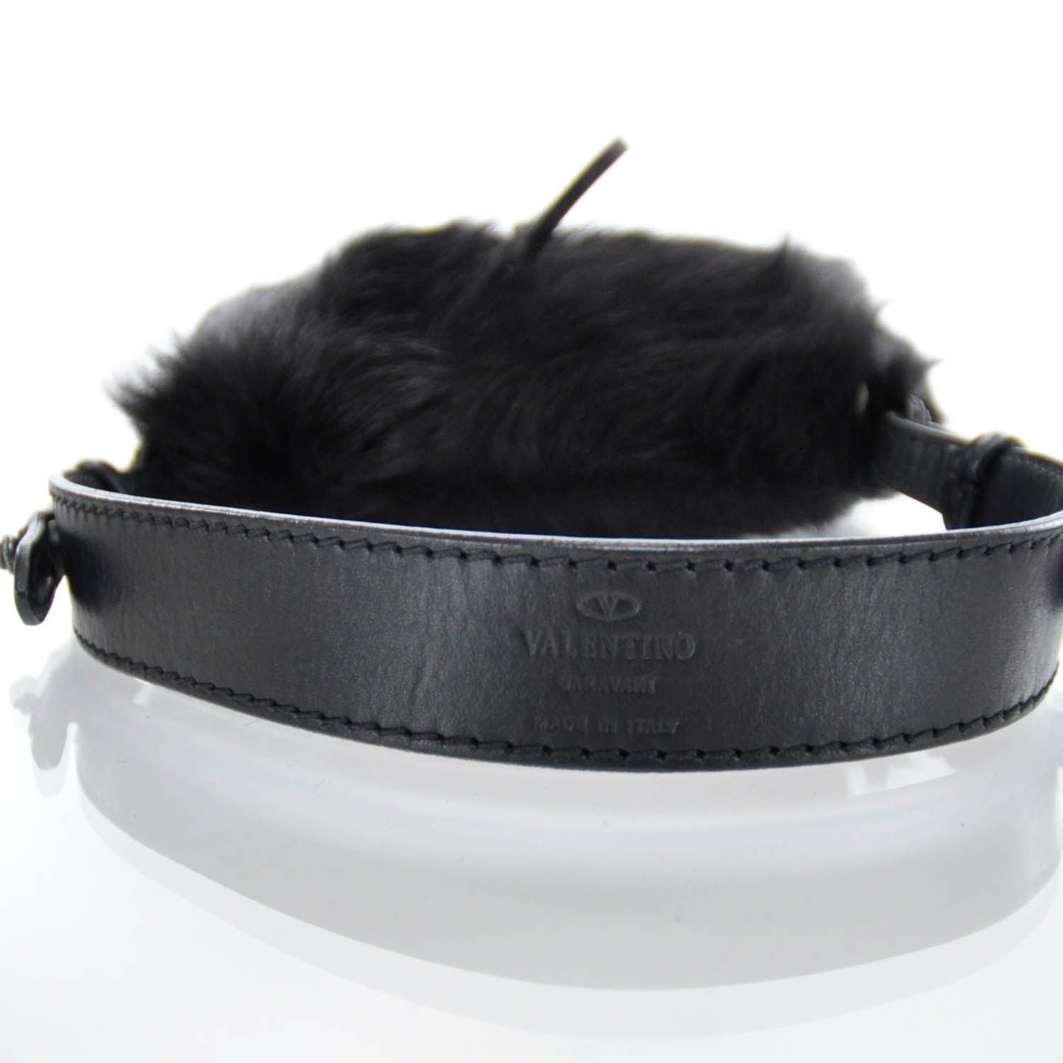 Valentino Garavani Fur Shoulder Bag Black 5 of 8