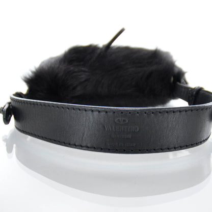 Valentino Garavani Fur Shoulder Bag Black 5 of 8