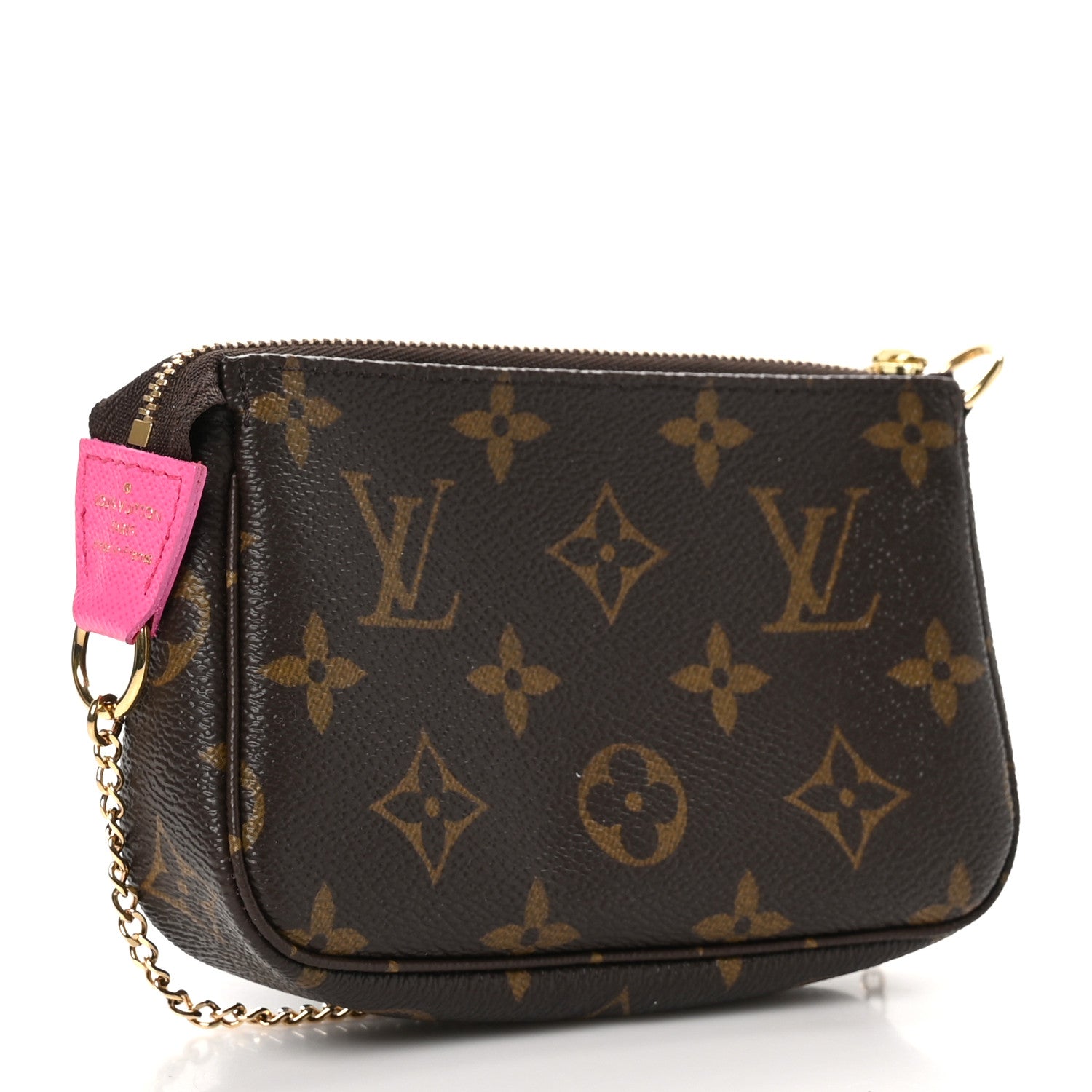 Louis Vuitton Monogram 2022 Christmas Animation Seoul Mini Pochette Accessories Fuchsia 4 of 8
