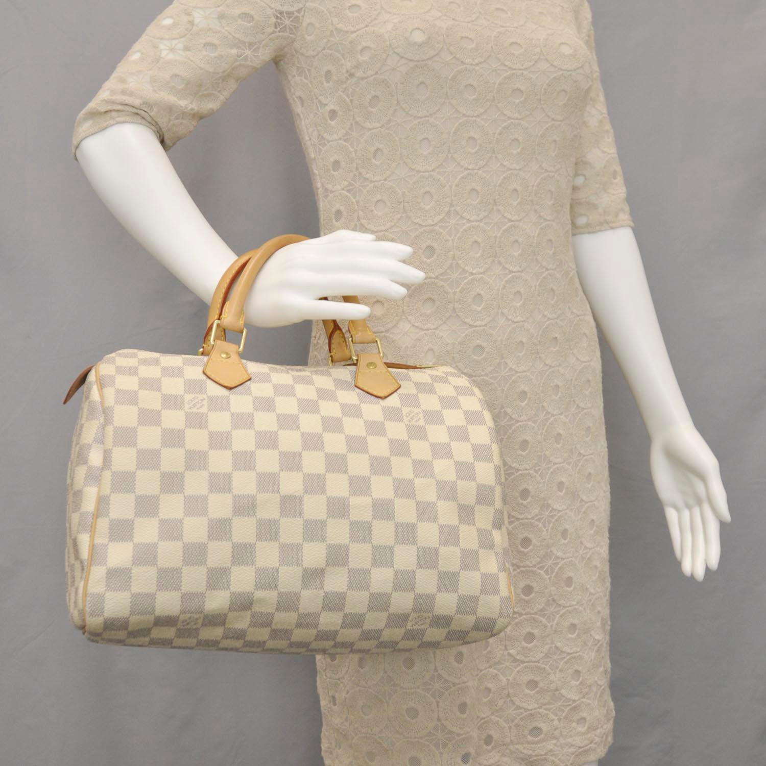 Louis Vuitton Damier Azur Speedy 30 2 of 9