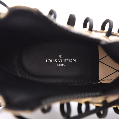 Louis Vuitton Calfskin Monogram Lauretate Half Boots 38 Beige 7 of 12