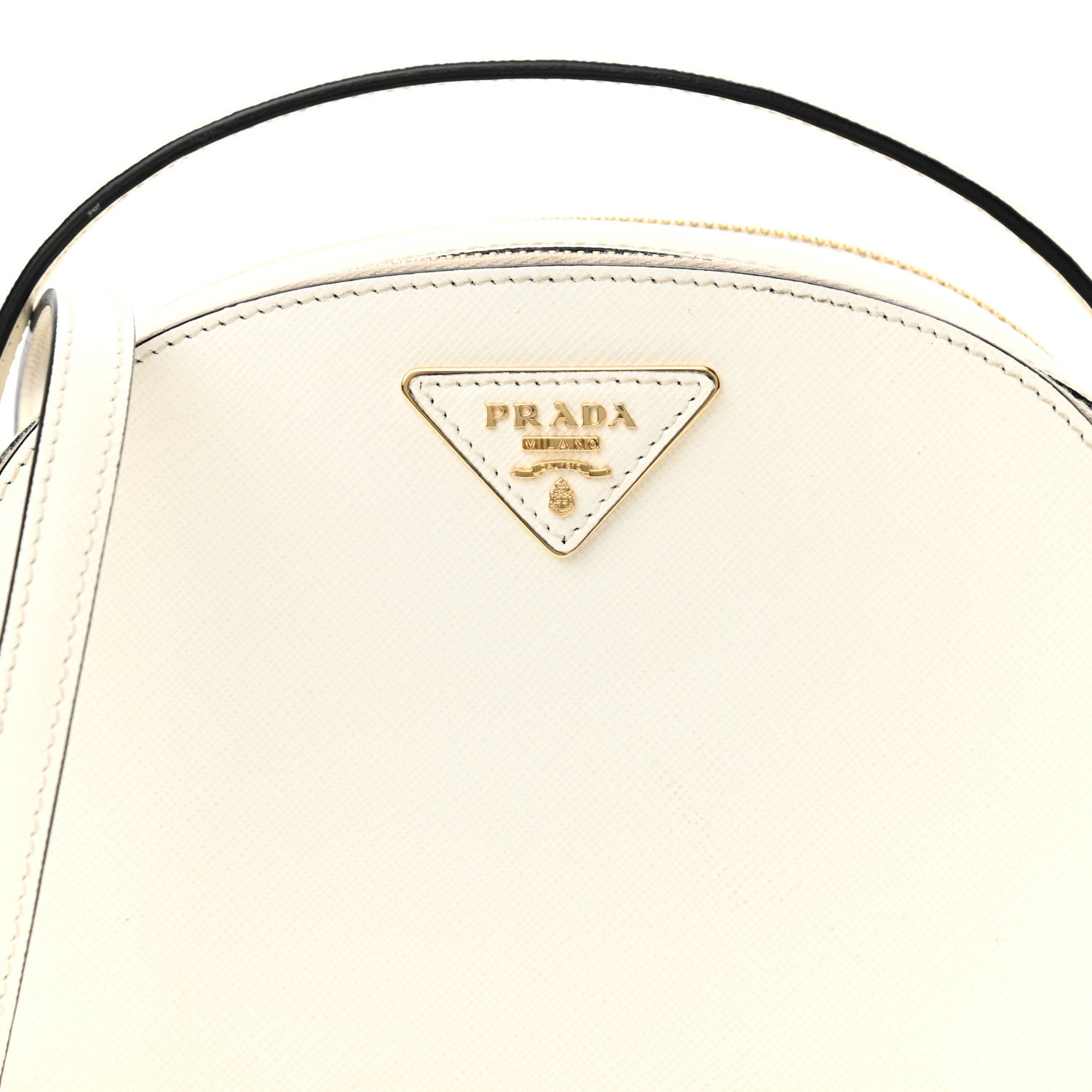 Prada Saffiano Lux Odette Crossbody White 7 of 8