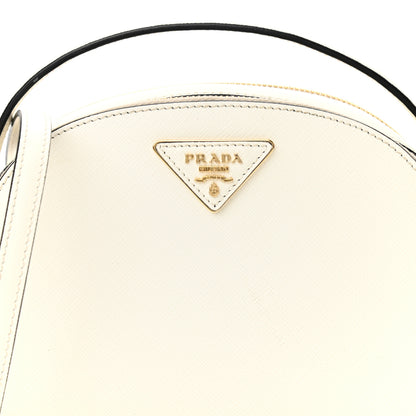 Prada Saffiano Lux Odette Crossbody White 7 of 8