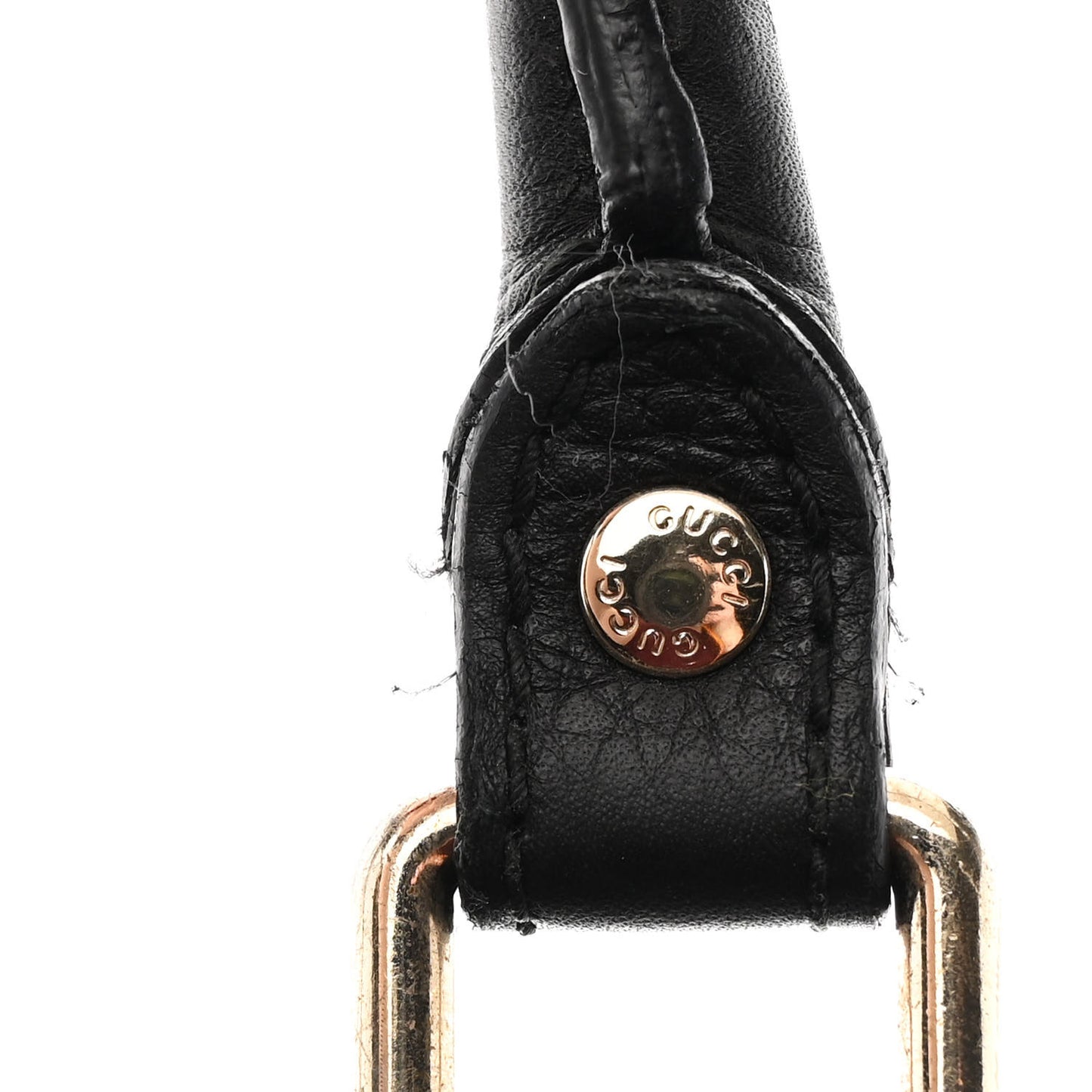 Calfskin Vintage Web Medium Boston Black