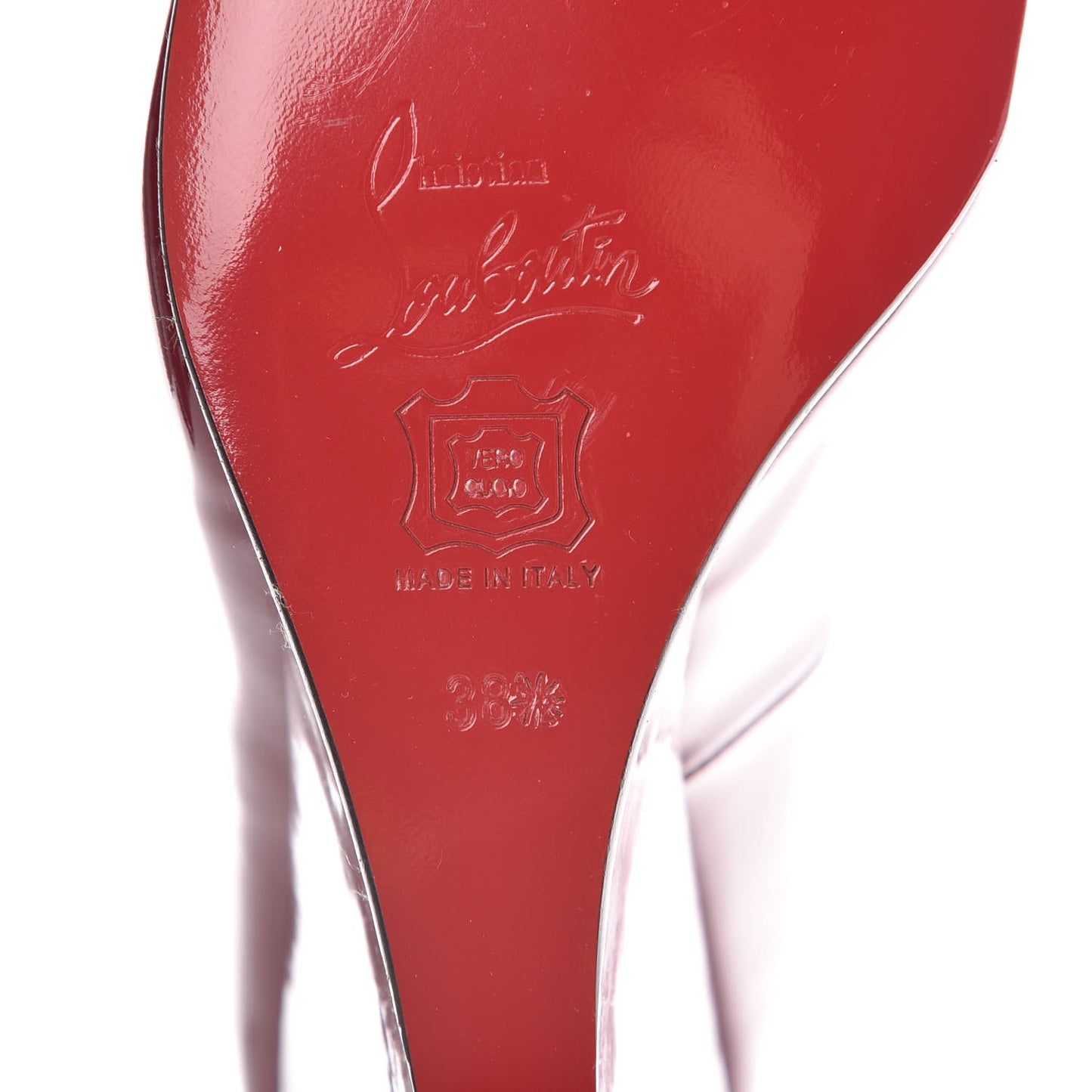 Patent Ron Ron Zeppa Wedges 38 Red