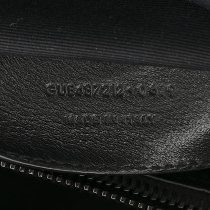Saint Laurent Sheepskin Matelasse Chevron Monogram Monochrome Large College Satchel Black 7 of 12
