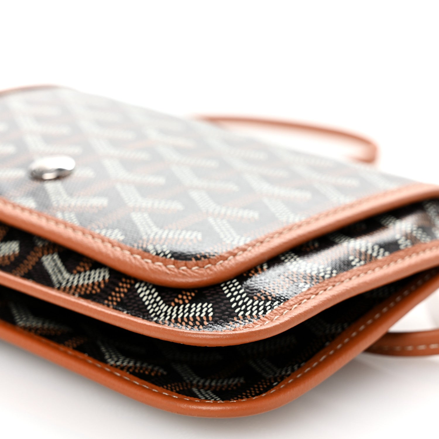 Goyard Goyardine Plumet Wallet Clutch Black Gold 11 of 12