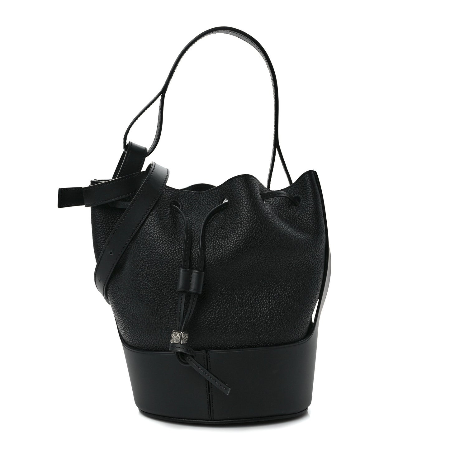 Nappa Calfskin Small Balloon Bag Black