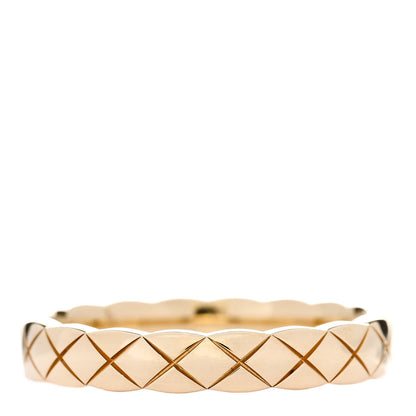 Chanel 18K Yellow Gold Mini Coco Crush Ring 52 6 3 of 5