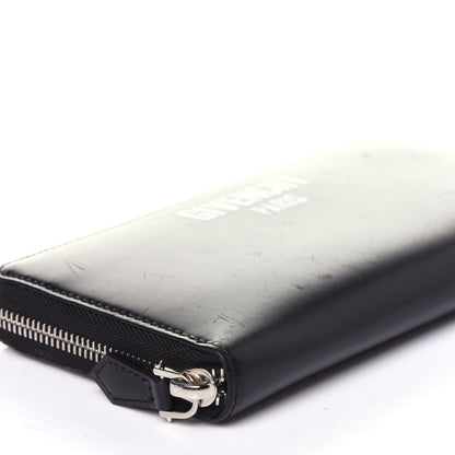 Givenchy Calfskin Logo Zip Around Wallet Black 7 of 10