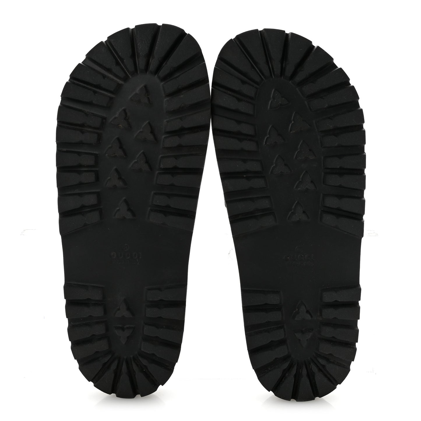 Rubber Web Mens Lug Sole Slide Sandals 11 Black Green Red