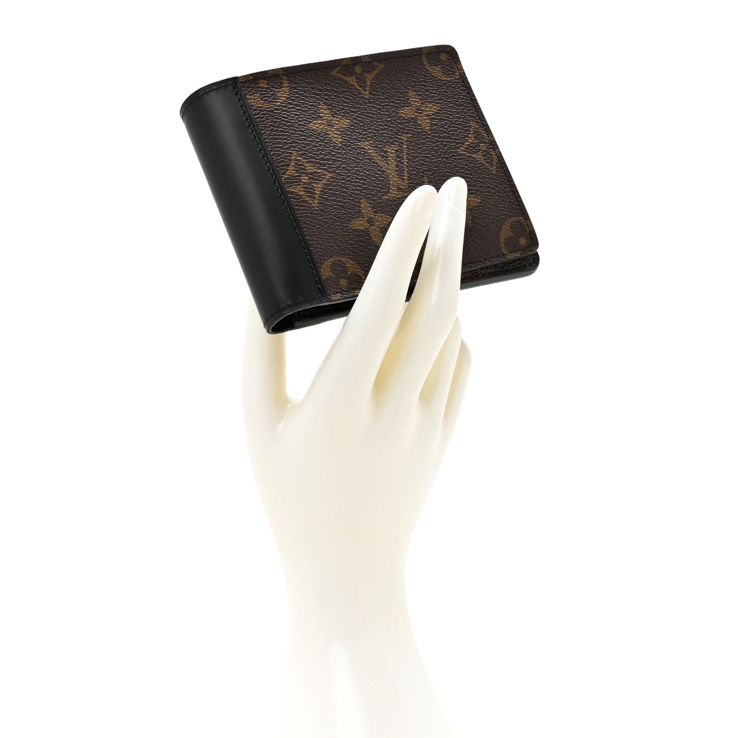 Louis Vuitton Monogram Macassar Multiple Wallet 2 of 9