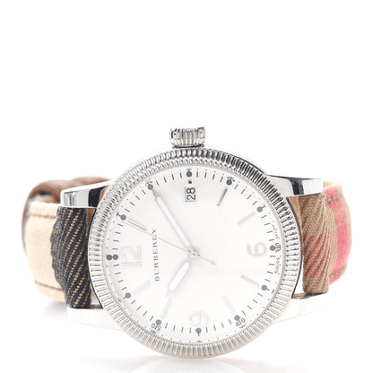 Burberry Stainless Steel Calfskin 38mm Utilitarian Quartz Watch BU7824 2 of 4
