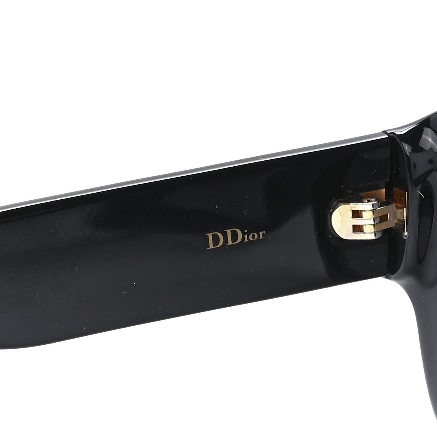Acetate DDior Square Sunglasses Black