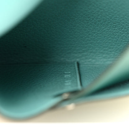 Hermes Evercolor Verso Bastia Coin Purse Malachite Bleu Atoll 5 of 9