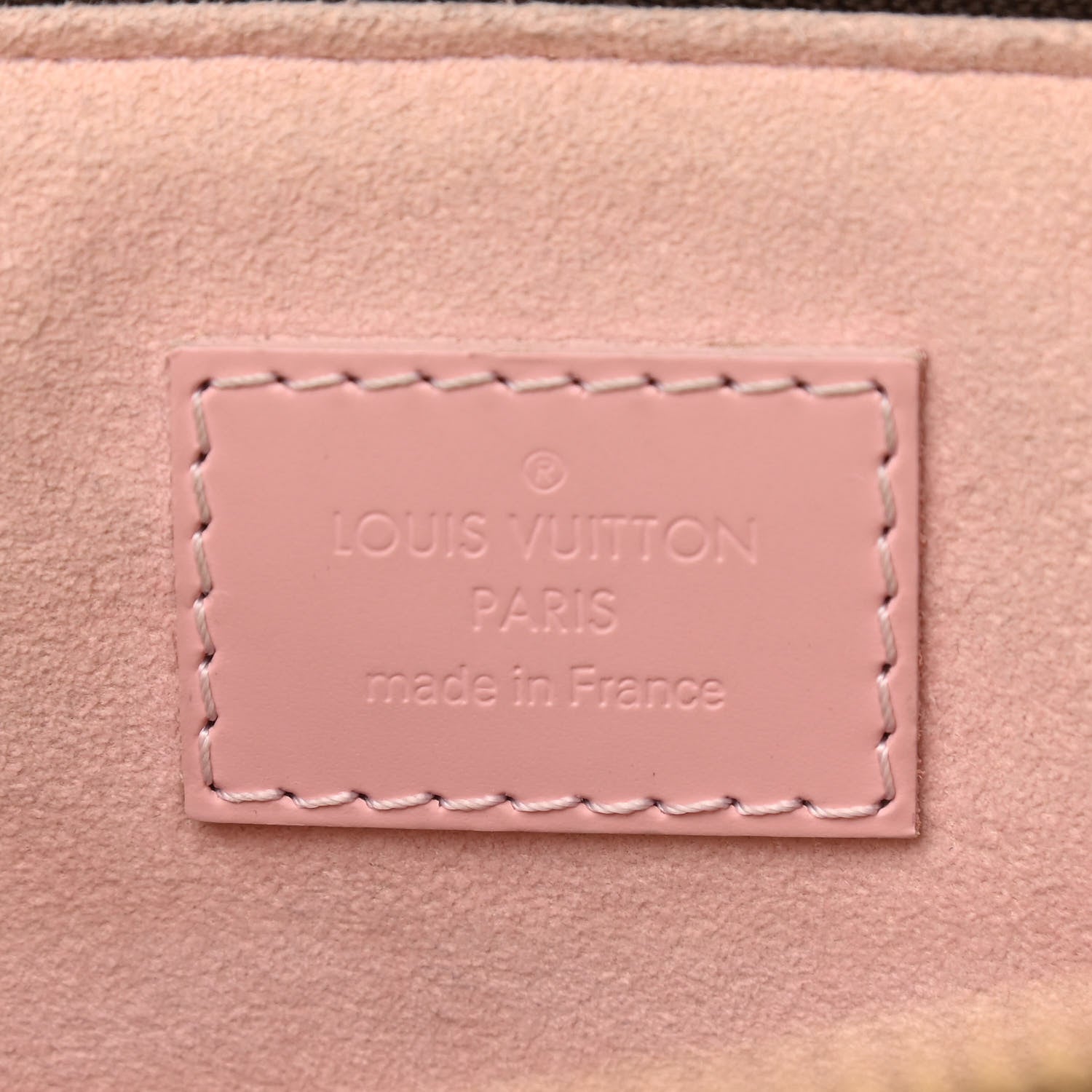 Louis Vuitton Damier Ebene Caissa Tote PM Rose Ballerine 5 of 11