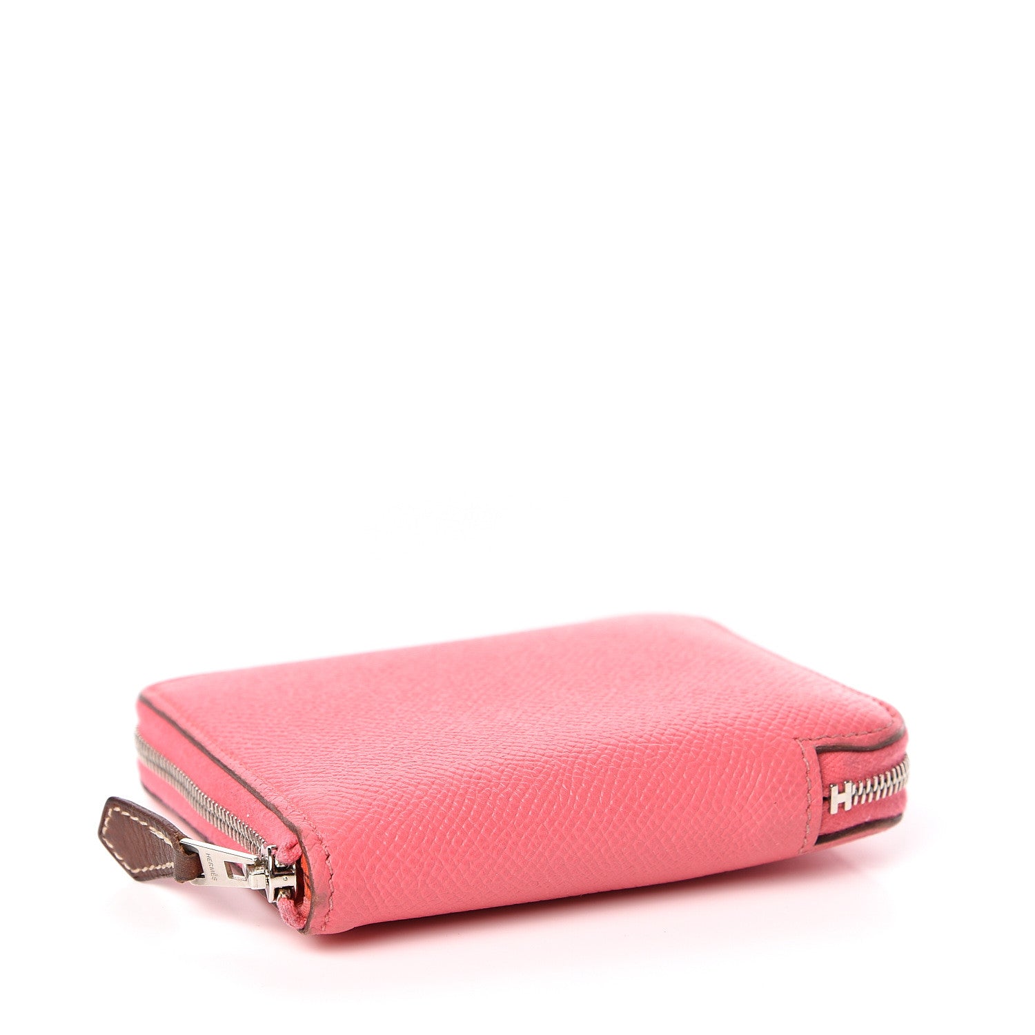 Hermes Epsom Silk'In Compact Wallet Rose Azalee 4 of 9