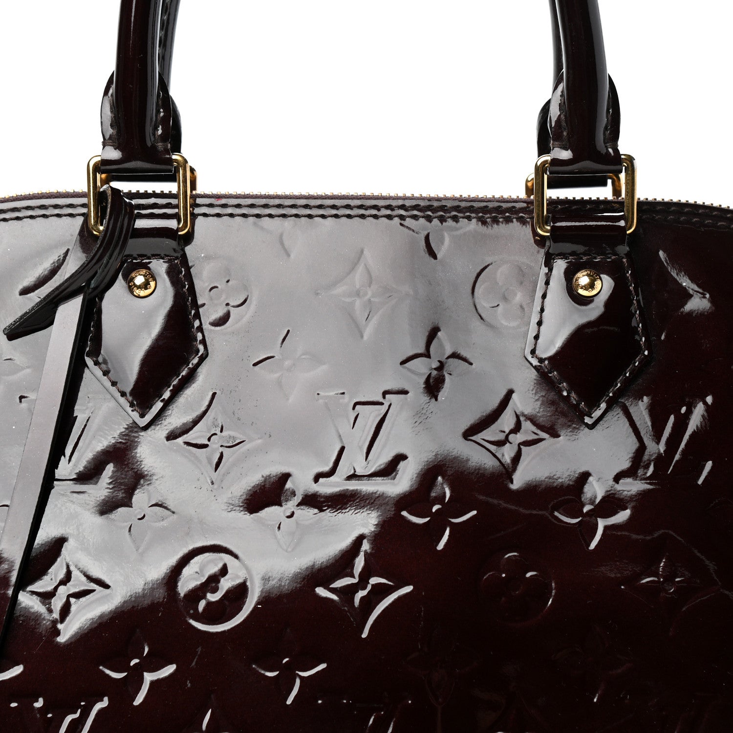 Louis Vuitton Vernis Alma GM Amarante 9 of 9