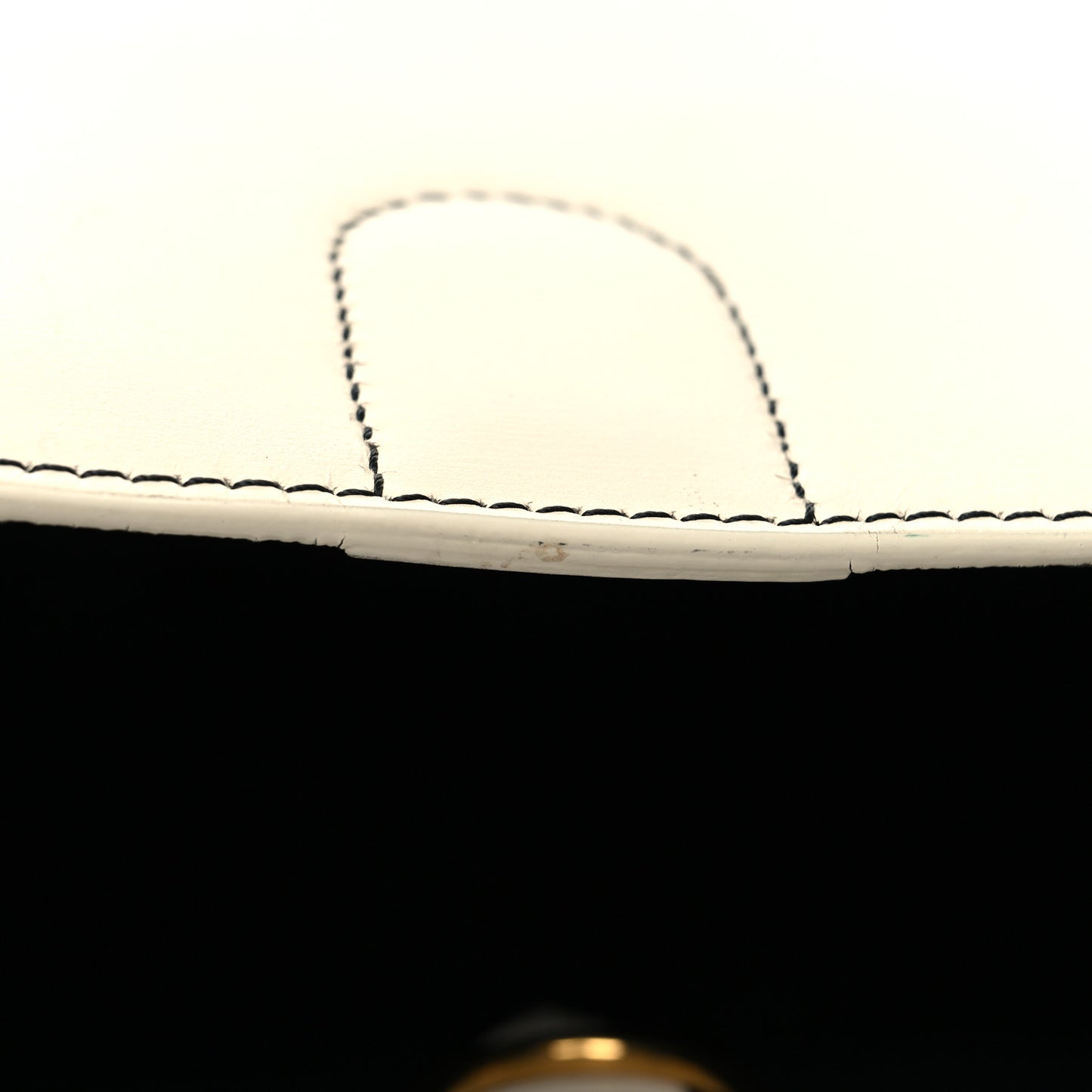 Supersoft Calfskin Sangle Bucket Bag White