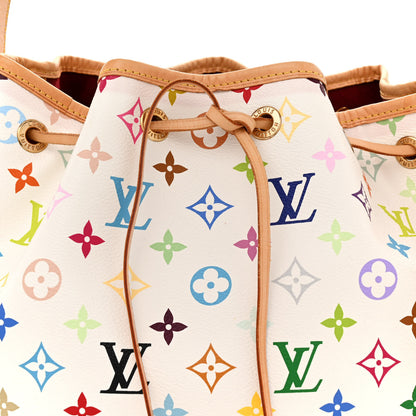 Louis Vuitton Monogram Multicolor Petit Noe White 7 of 17