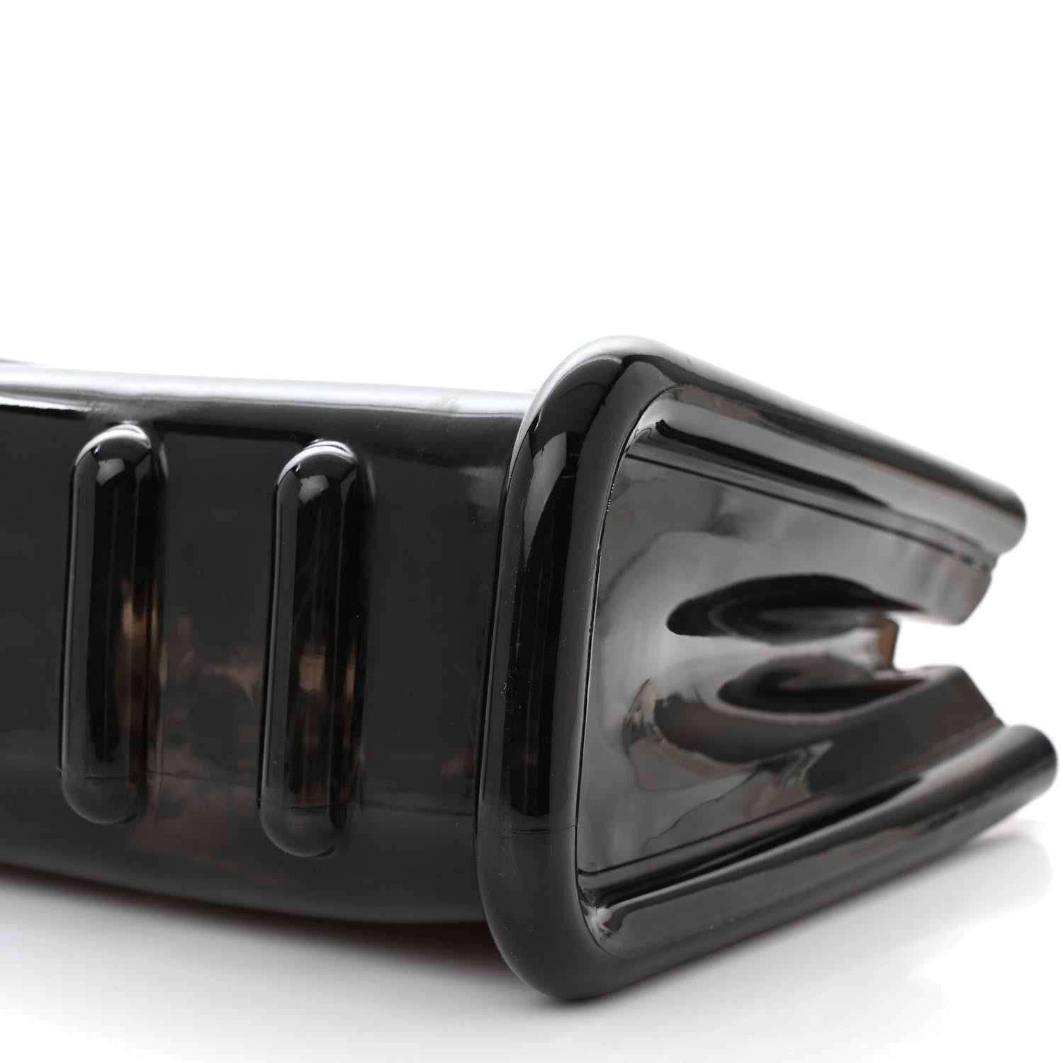 Telfar x MELISSA Jelly Medium Shopping Bag Clear Black 9 of 9