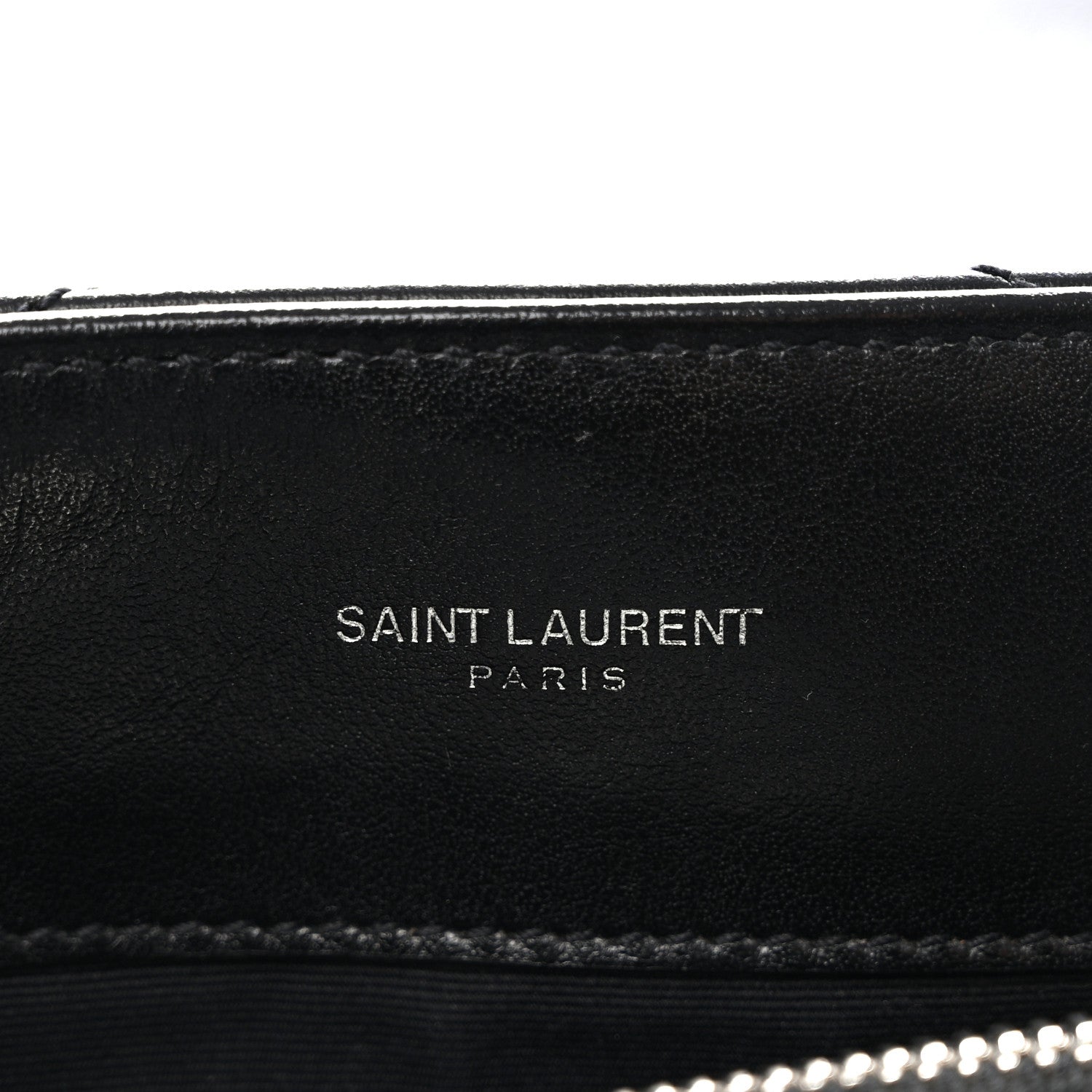 Saint Laurent Calfskin Y Quilted Monogram Medium Loulou Chain Satchel Black 6 of 10