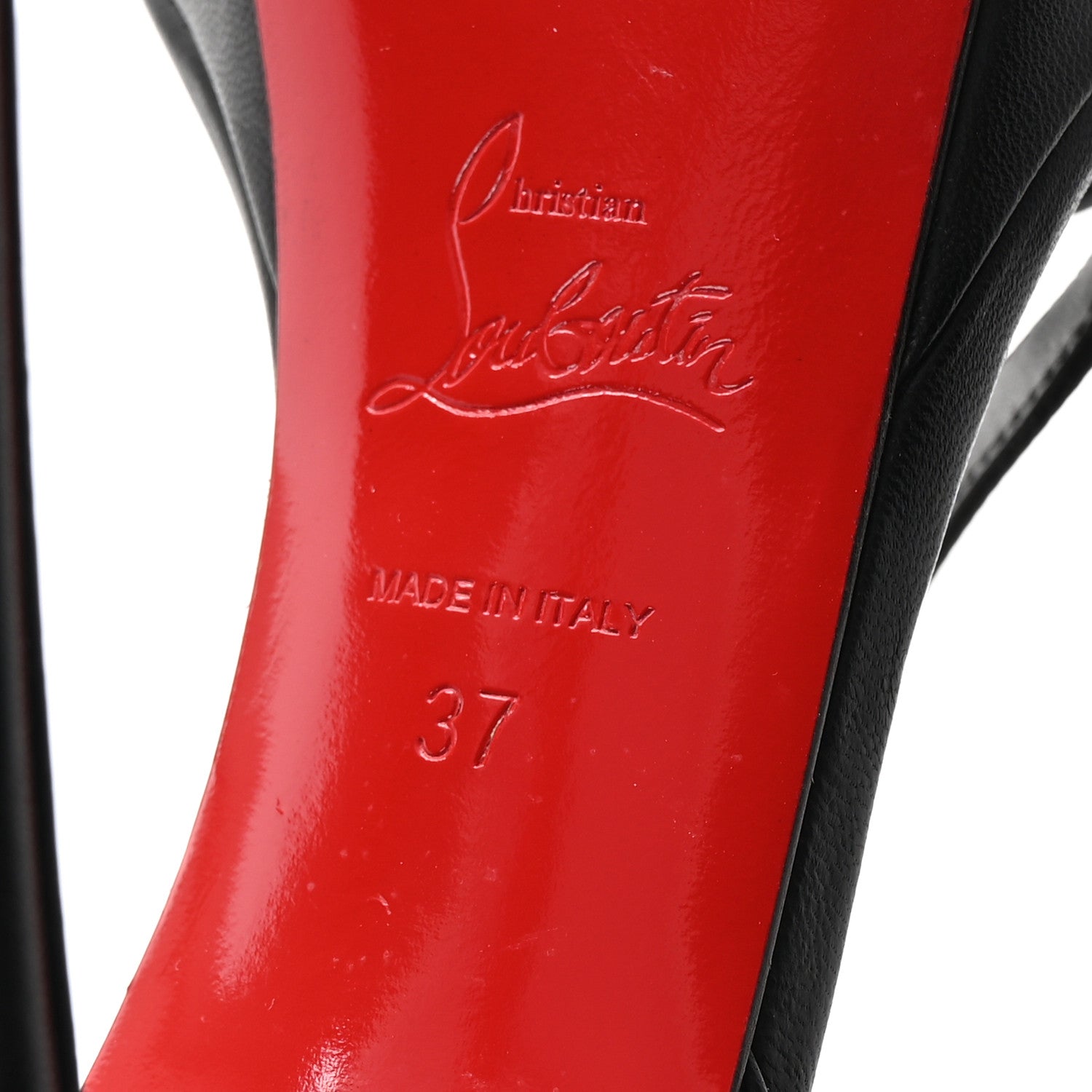 Christian Louboutin Nappa Rosalie Alta 150 Sandals 37 Black 7 of 8