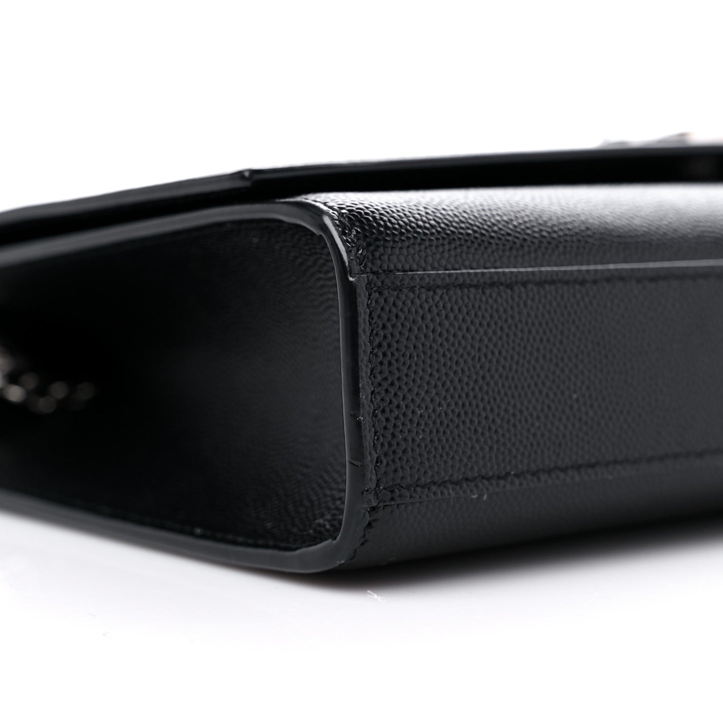 Grain De Poudre Medium Classic Monogram Kate Satchel Black