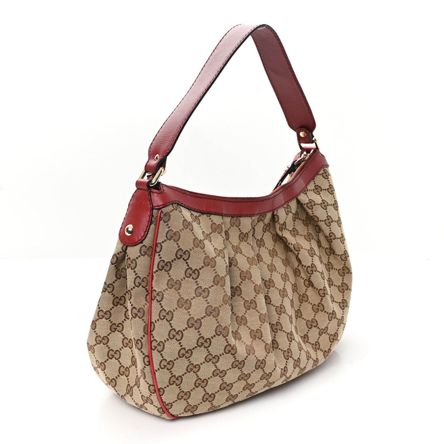 Monogram Medium Sukey Hobo Red