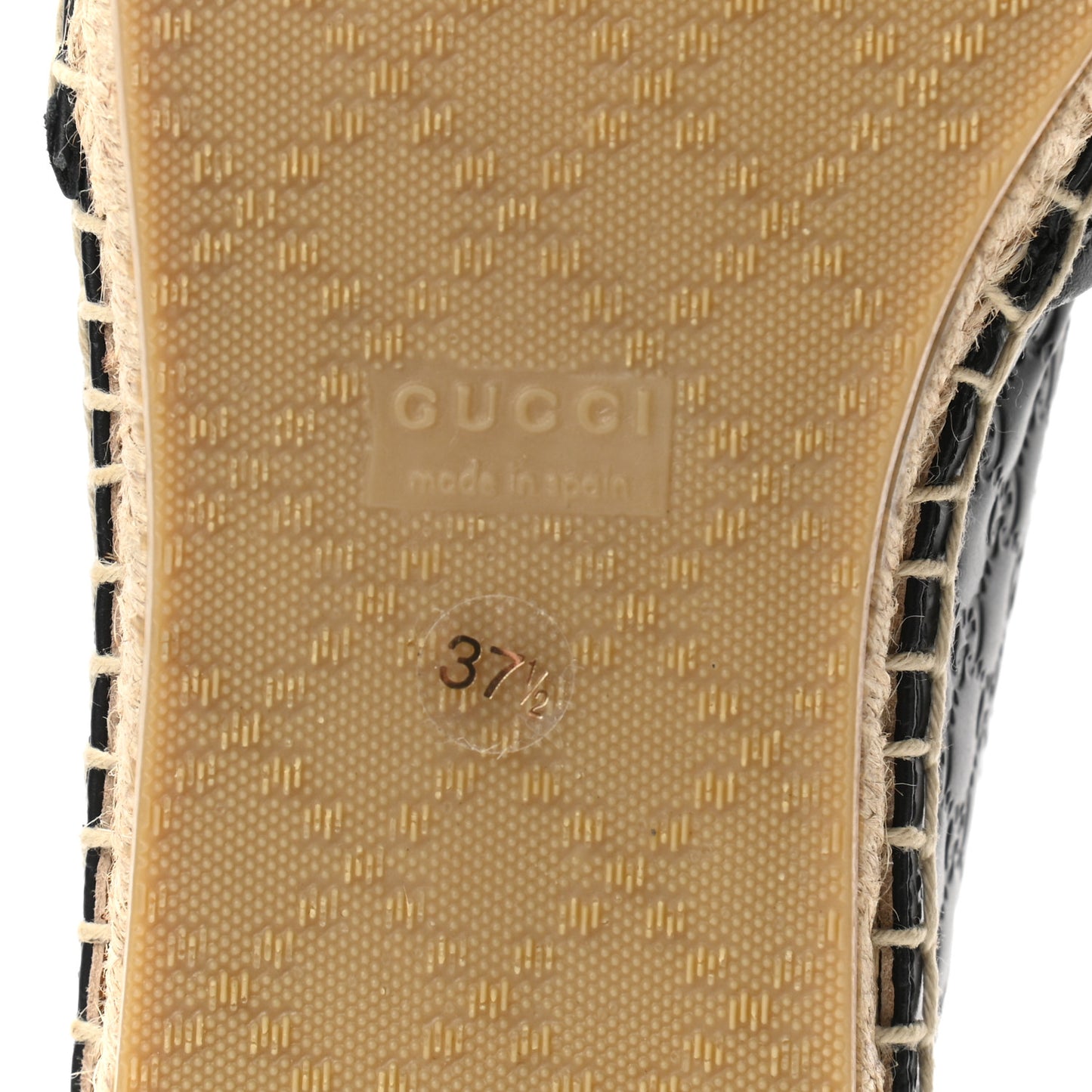 Microguccissima Signature Espadrilles 37.5 Black