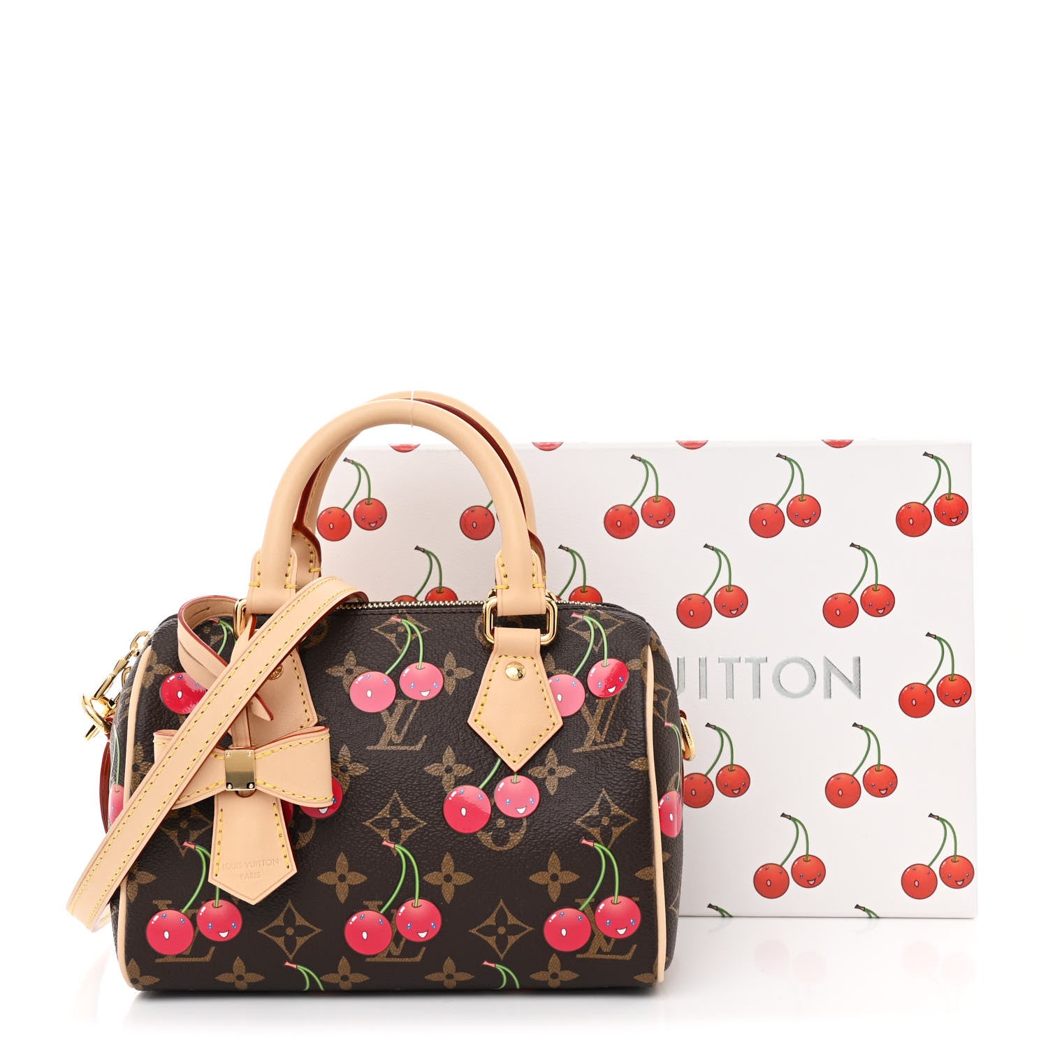 Louis Vuitton LV X TM Monogram Cerises Speedy Bandouliere 20