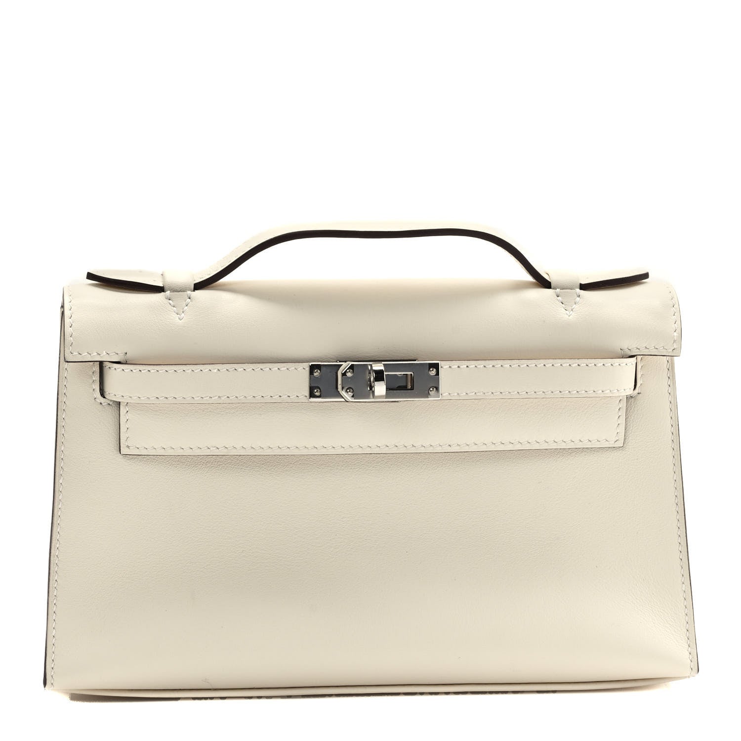 Hermes Swift Kelly Pochette Clutch Nata 1 of 8
