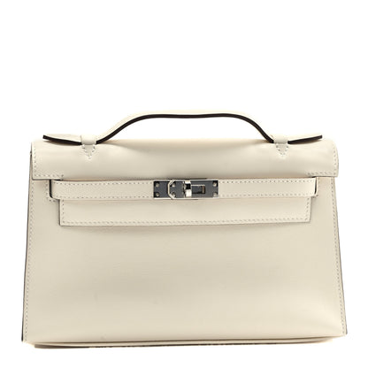 Hermes Swift Kelly Pochette Clutch Nata 1 of 8