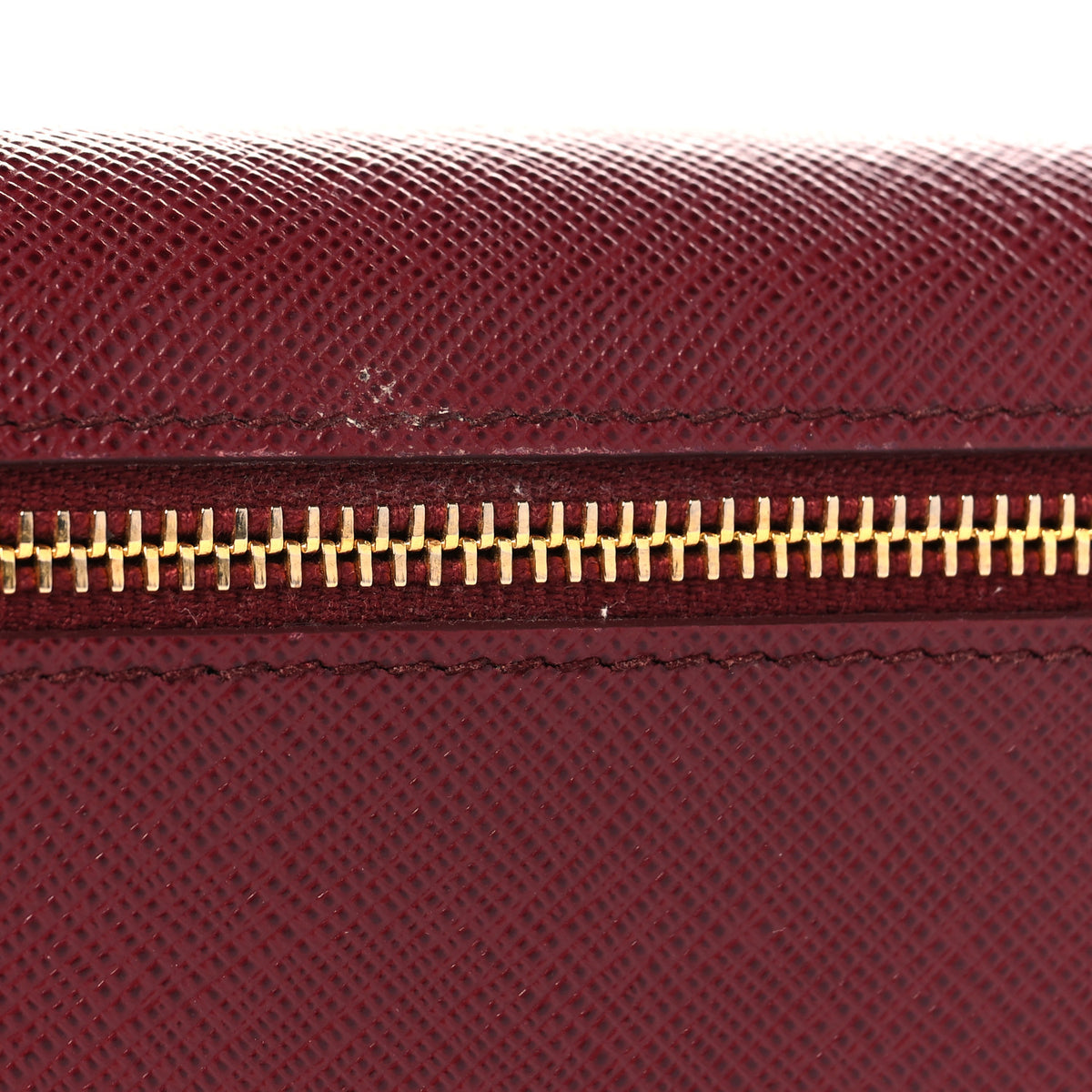 Saffiano Metal Continental Flap Wallet Cerise Petal