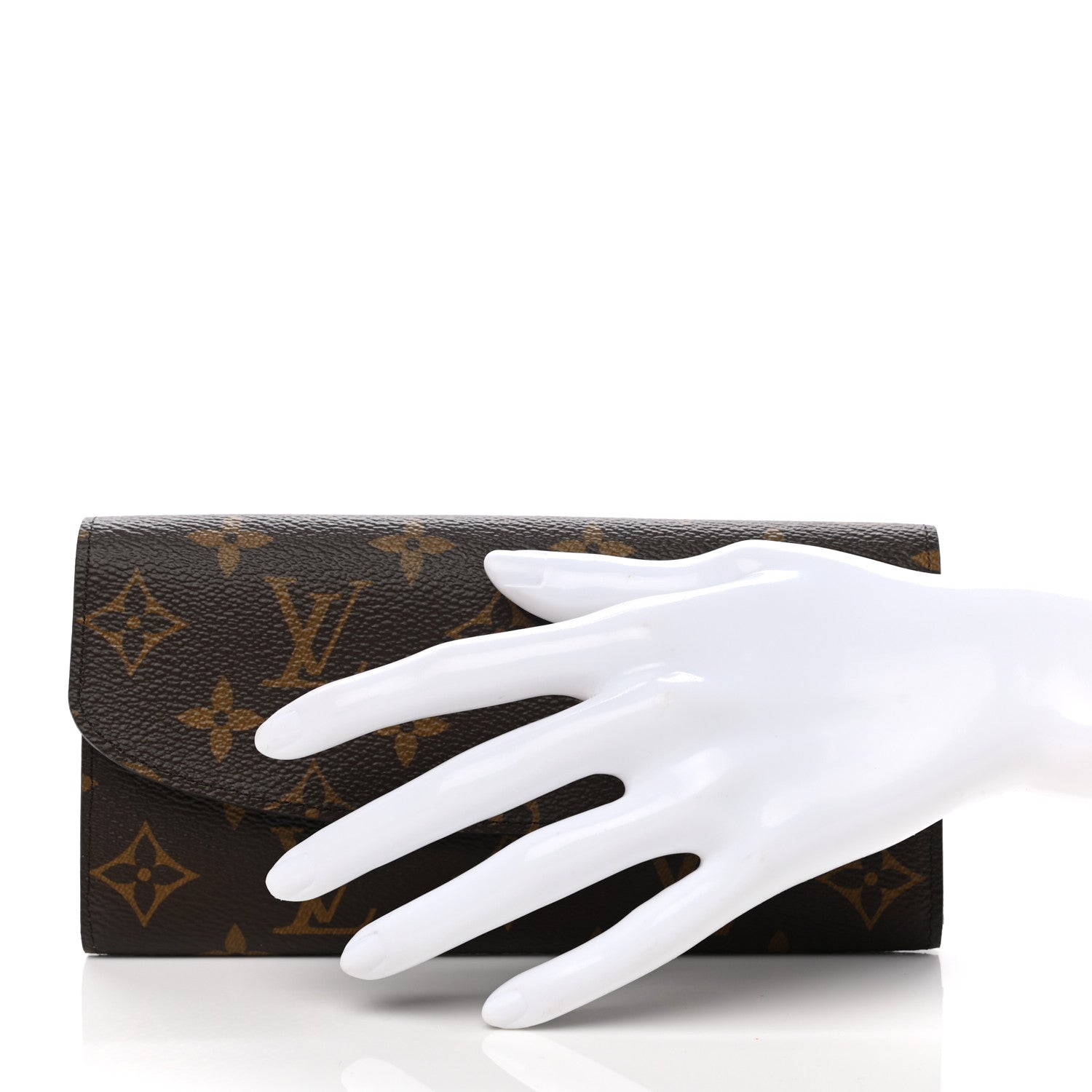 Louis Vuitton Monogram Emilie Wallet Rose Ballerine 2 of 7
