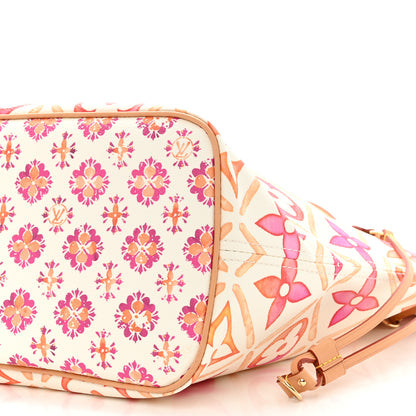 Louis Vuitton Monogram Giant By The Pool 2.0 Neverfull MM Coral 9 of 9
