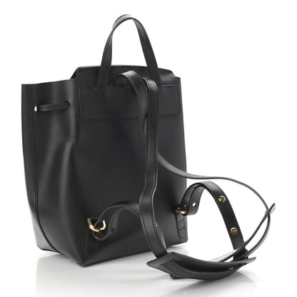 Mansur Gavriel Vegetable Tanned Calfskin Backpack Black Dolly 2 of 10