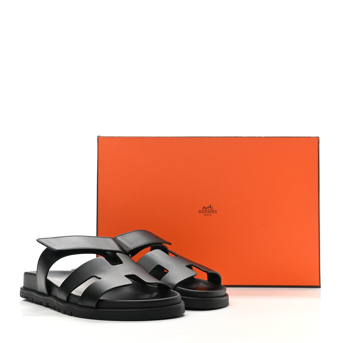 Calfskin Womens Chypre Sandals 36.5 Black