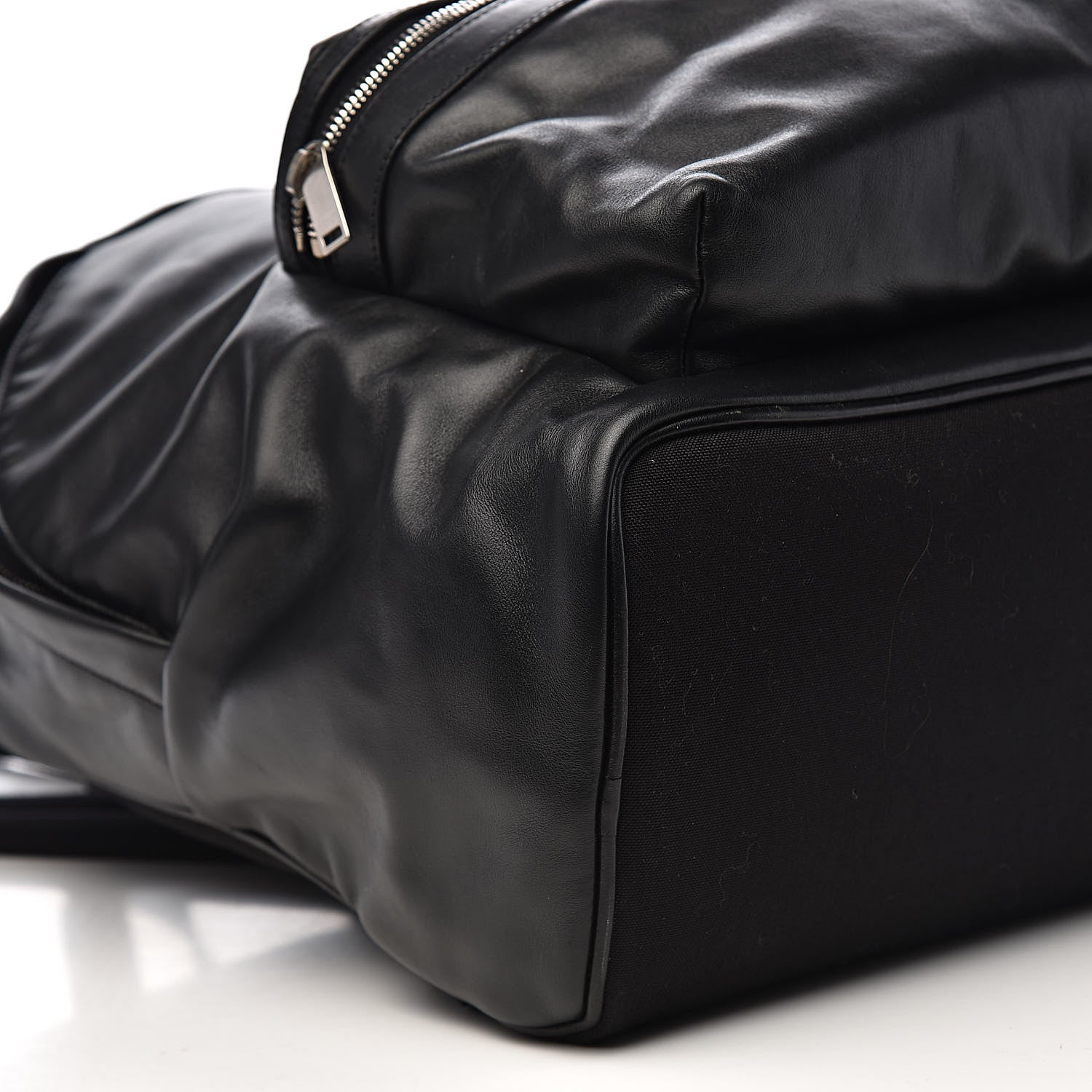 Saint Laurent Lambskin City Backpack Black 10 of 12
