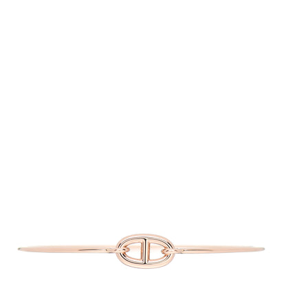 Hermes 18K Rose Gold PM Ronde Chaine d'Ancre Bracelet 1 of 4
