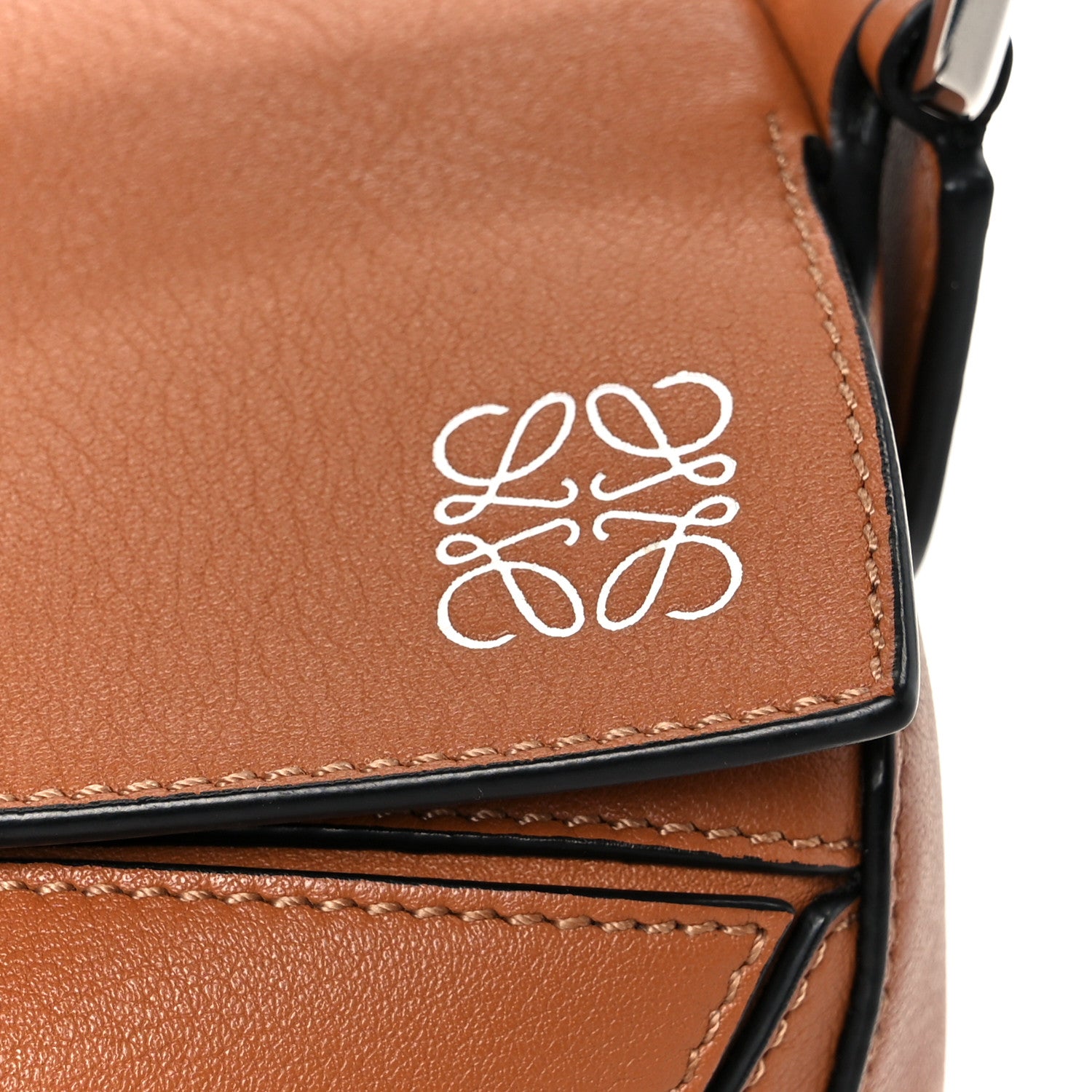 Loewe Calfskin Small Puzzle Bag Tan 8 of 11
