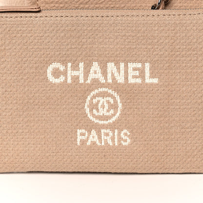 Chanel Mixed Fibers Medium Deauville Tote Beige 7 of 12