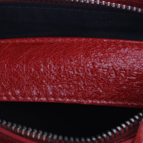 Chevre Porte Toilette Makeup Clutch True Red