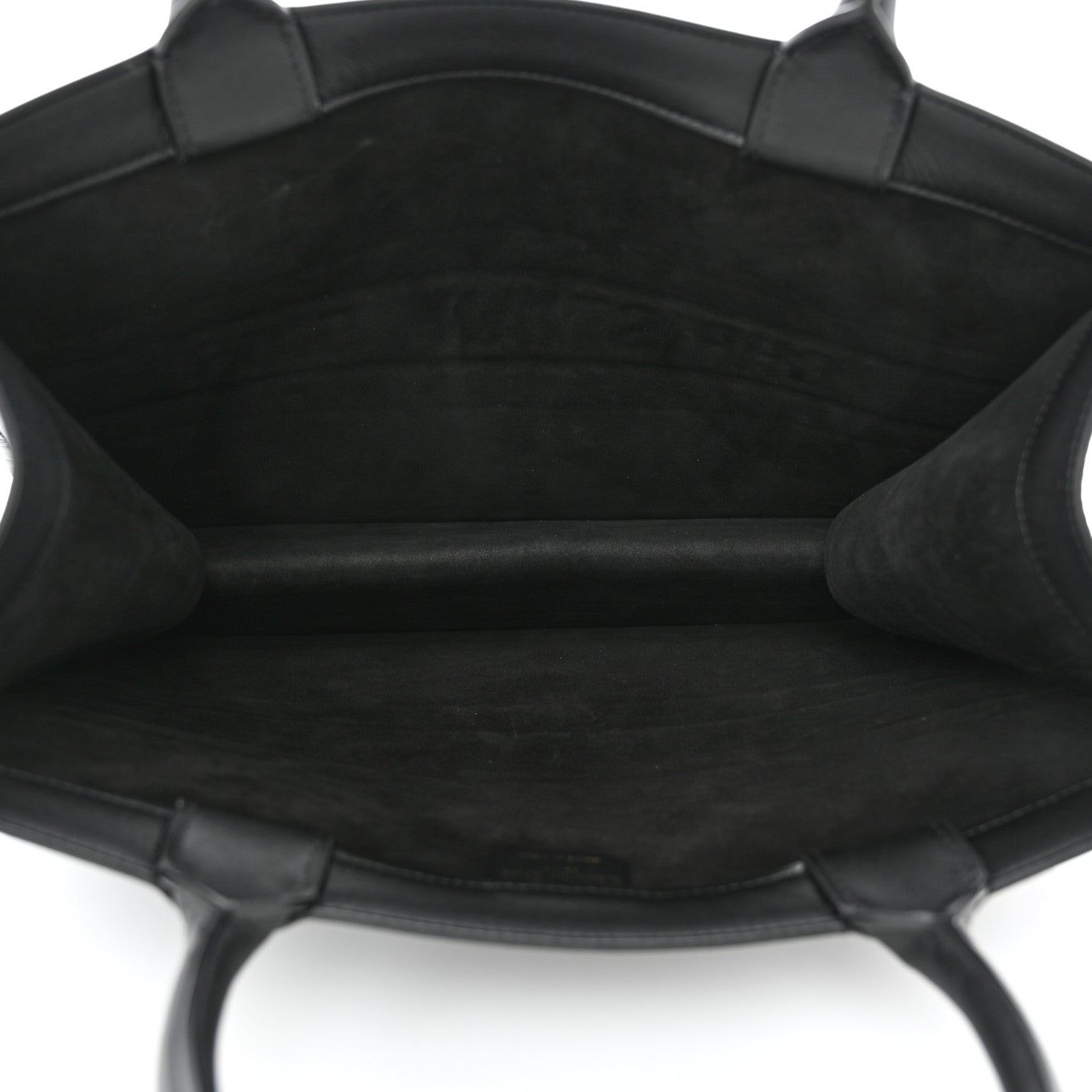 Christian Dior Calfskin Embossed Medium Book Tote Black 5 of 11